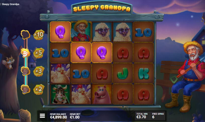 Sleepy Grandpa Slot Free Spins