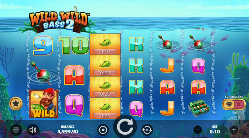 Wild Wild Bass 2 Slot gameplay