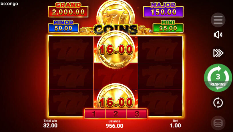 777 Coins Slot Bonus Game