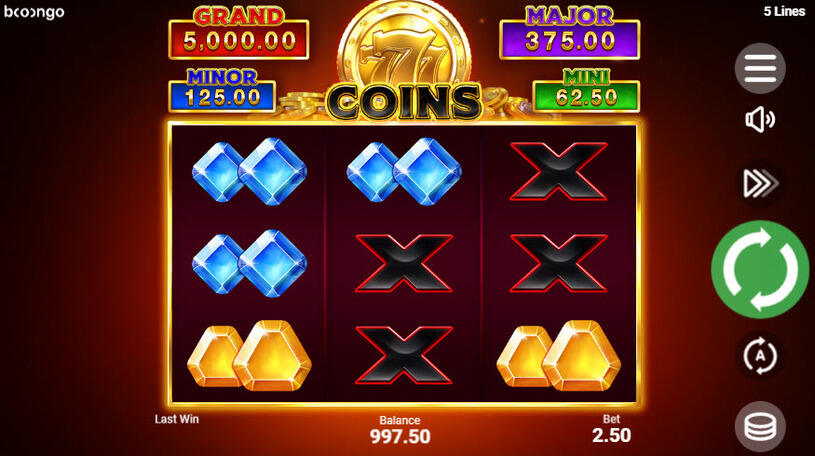 777 Coins Slot gameplay