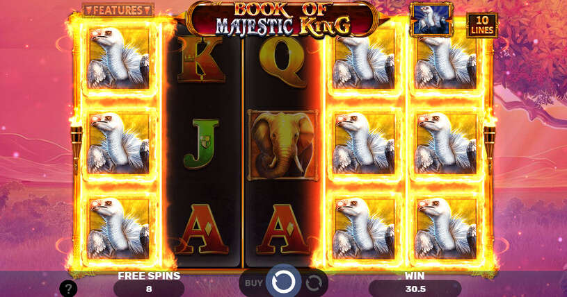 Book of Majestic King Slot Free Spins