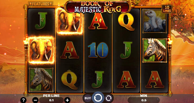 Book of Majestic King Slot gameplay