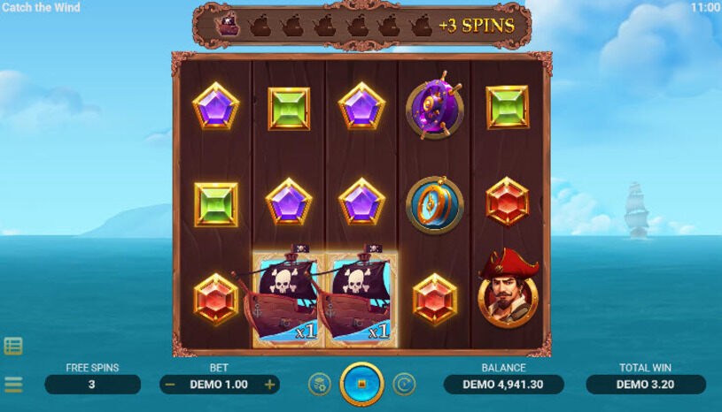 Catch the Wind Slot Free Spins