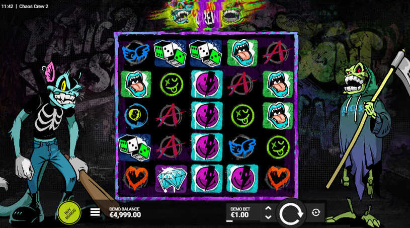 Chaos Crew 2 Slot gameplay