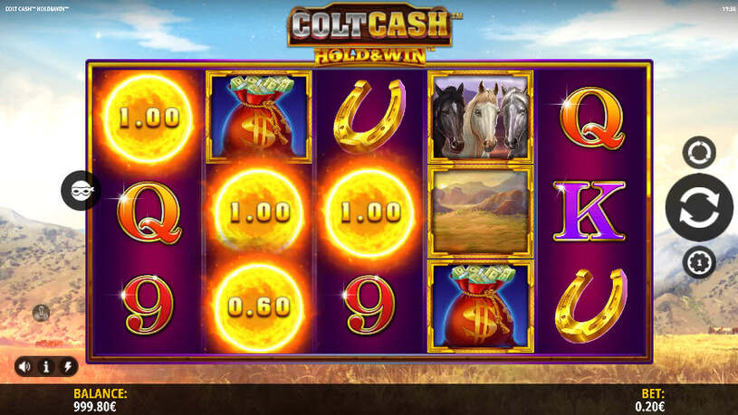 Colt Cash Hold and Win Slot gameplay
