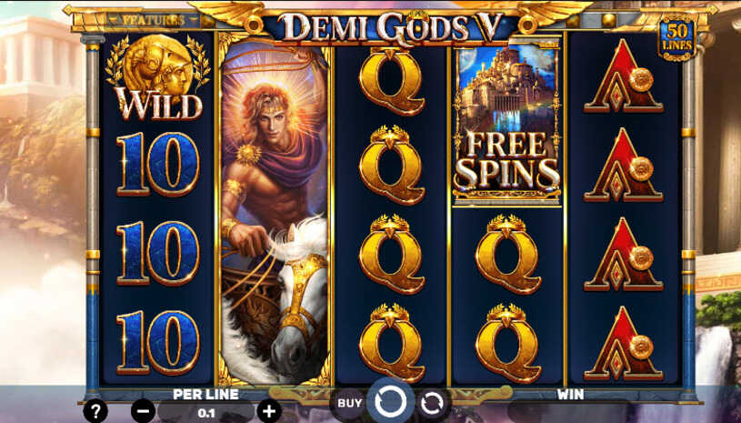 Demi Gods V Slot gameplay