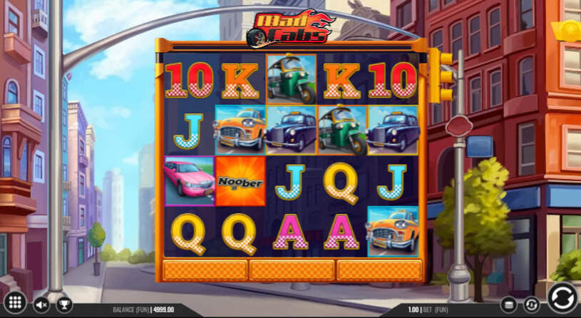 Mad Cabs Slot gameplay