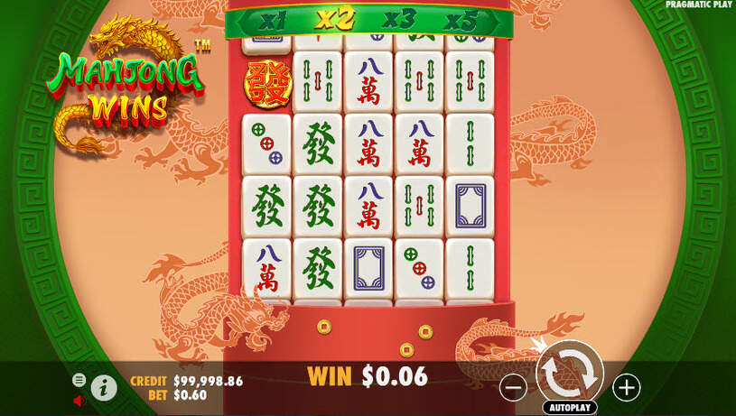 Mahjong Wins Slot gameplay
