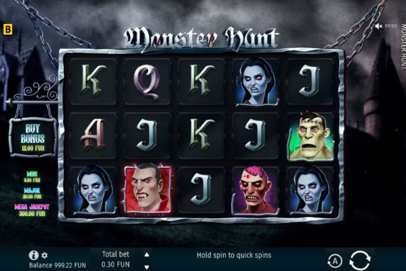 Monster Hunt Slot gameplay
