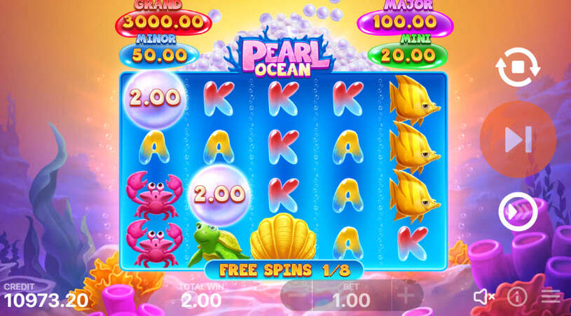 Pearl Ocean Hold and Win Slot Free Spins