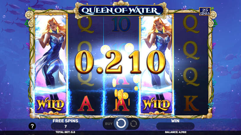 Queen of the Water Slot Free Spins