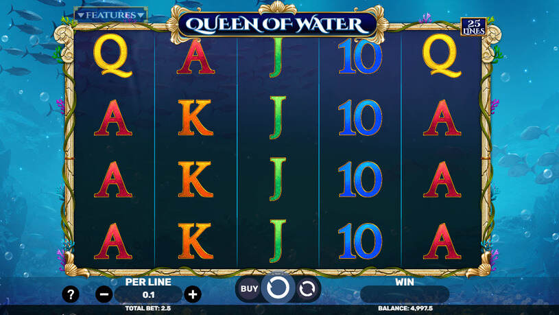 Queen of the Water Slot gameplay