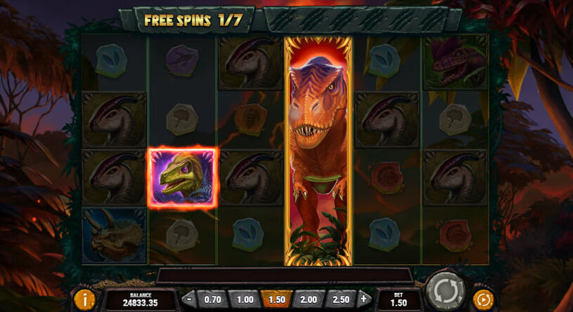 Raging Rex 3 Slot Free Spins