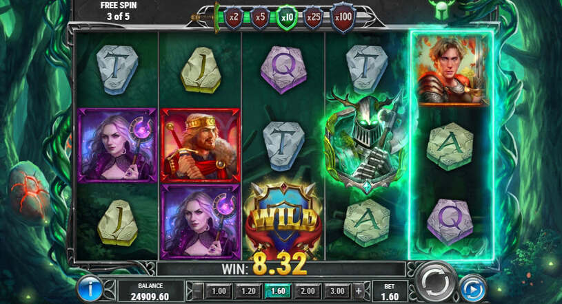 Return of the Green Knight Slot Free Spins