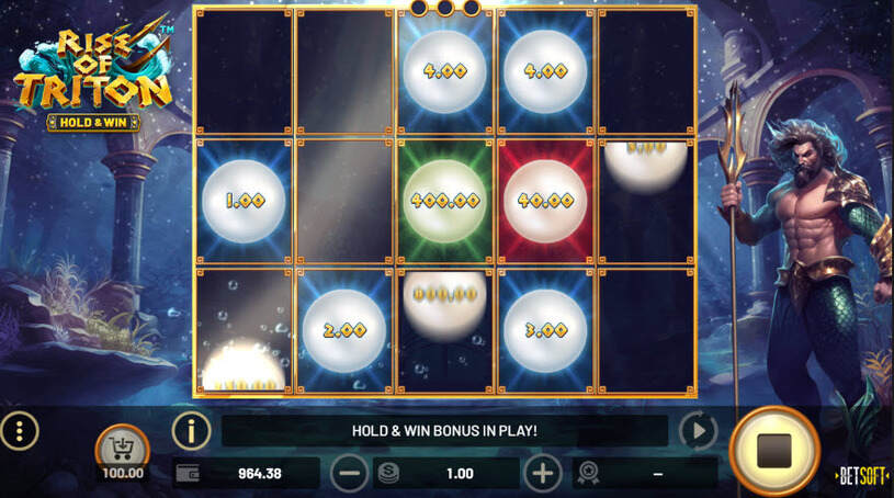 Rise of Triton Slot Bonus Game
