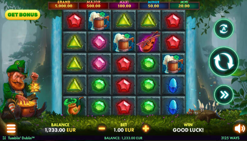 Tumblin’ Dublin Slot gameplay