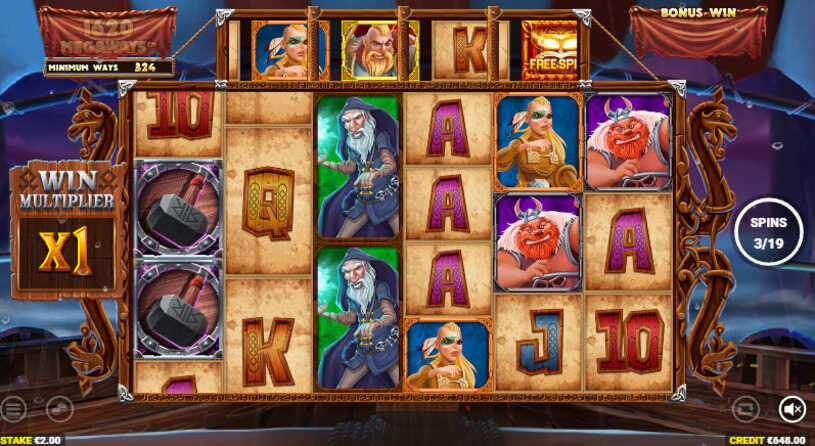 Vikings Unleashed Reloaded Slot Free Spins