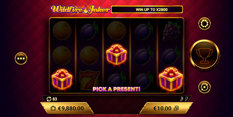 Wildfire Joker Slot Pick Game