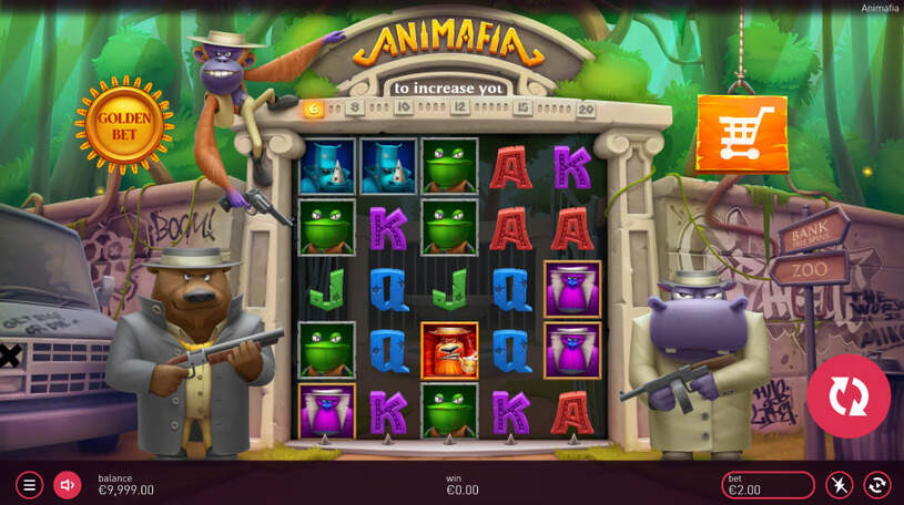 Animafia Slot gameplay