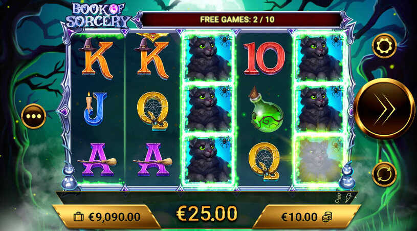 Book of Sorcery Slot Free Spins