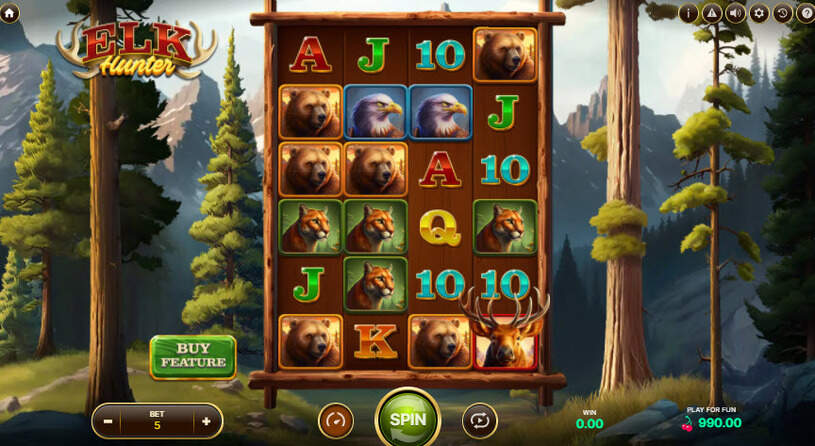 Elk Hunter Slot gameplay