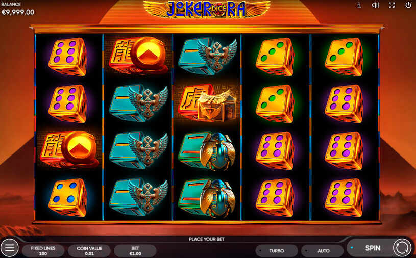 Joker Ra Dice Slot gameplay