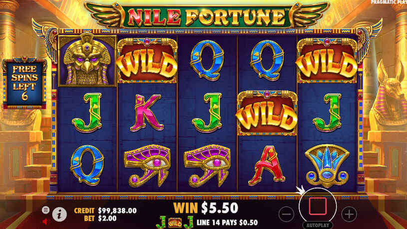 Nile Fortunes Slot Free Spins