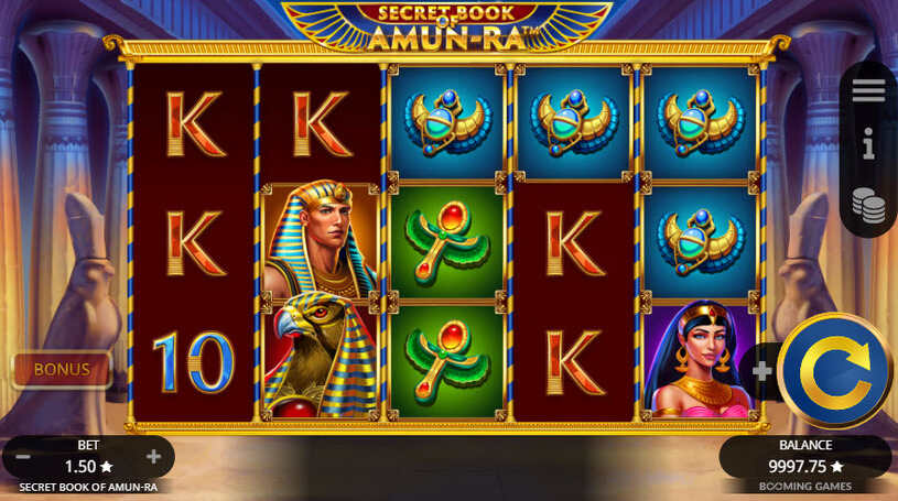 Secret Book of Amun-Ra Slot gamplay