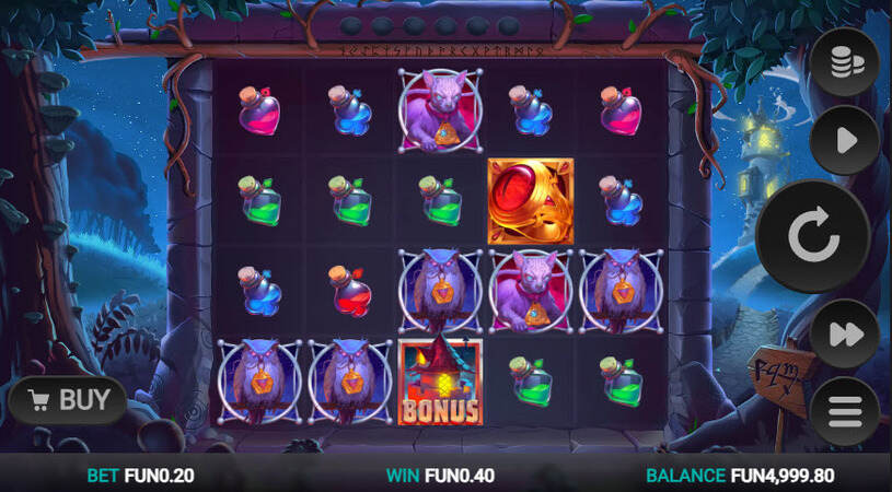 The Sorcerers Shuffle Slot gameplay