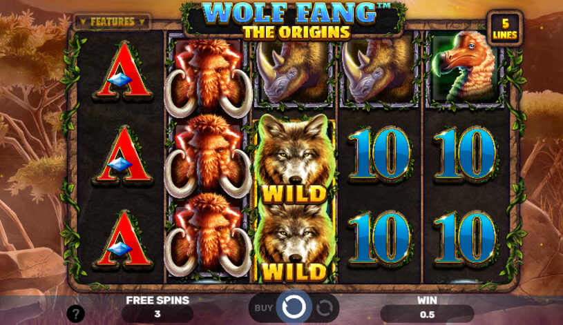 Wolf Fang - The Origins Slot Free Spins