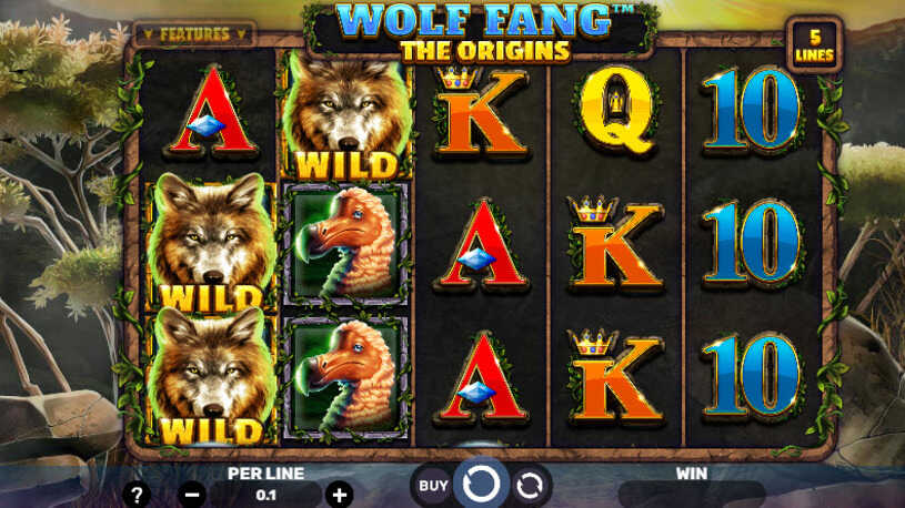 Wolf Fang - The Origins Slot gameplay