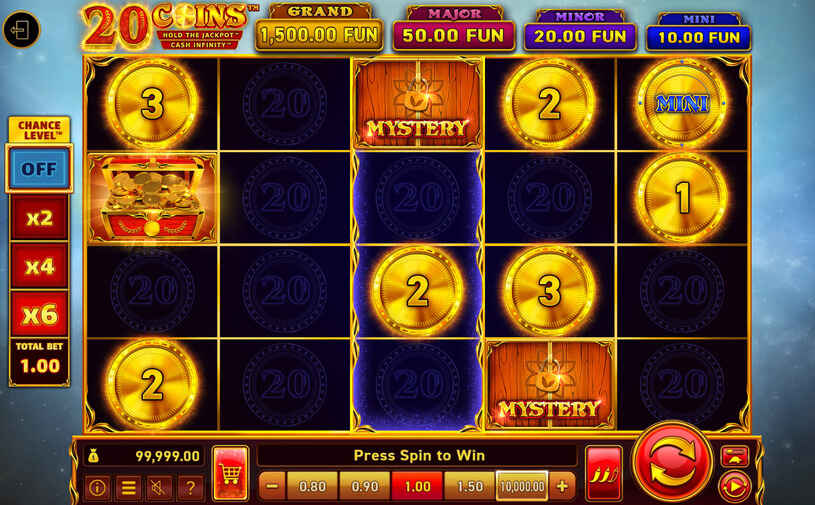 20 Coins Slot gameplay
