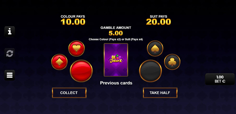 81 JokerX Slot Gamble