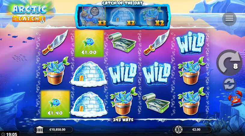 Arctic Catch Slot Free Spins