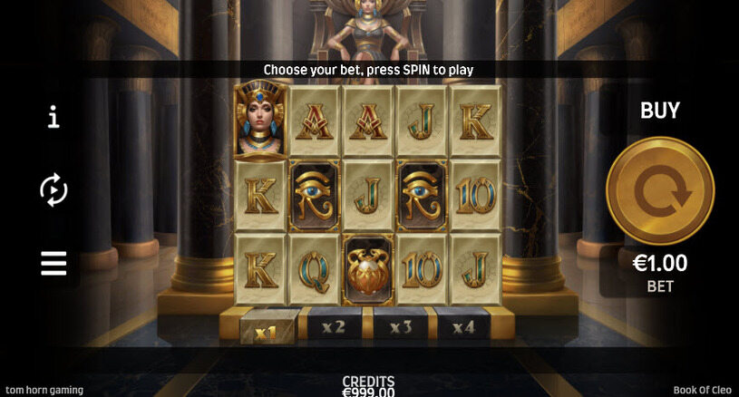Book of Cleo Slot gameplay