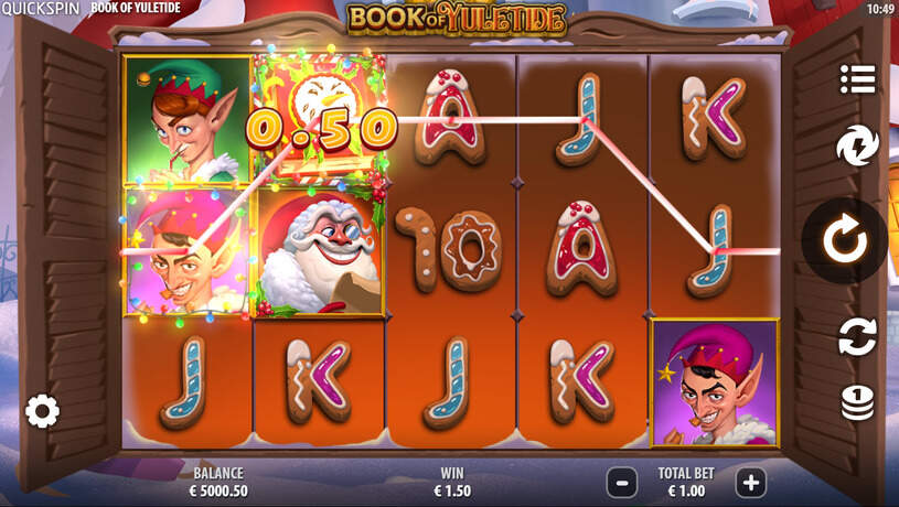 Book of Yuletide Slot gameplay