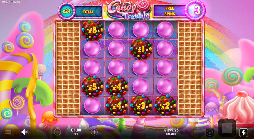 Candy Trouble Slot Bonus Game