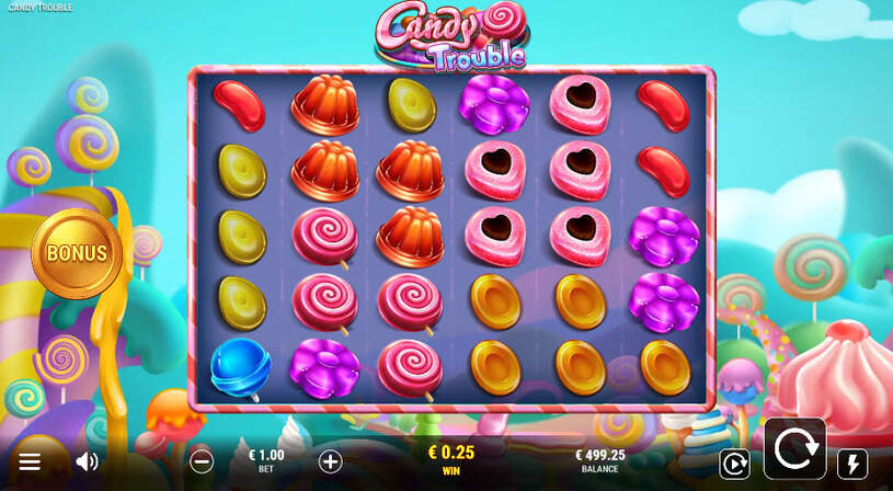 Candy Trouble Slot gameplay