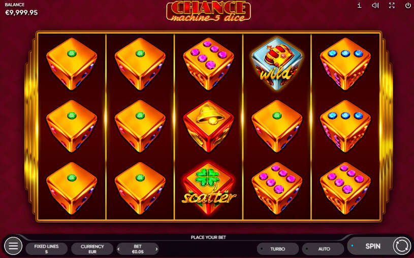 Chance Machine 5 Dice Slot gameplay