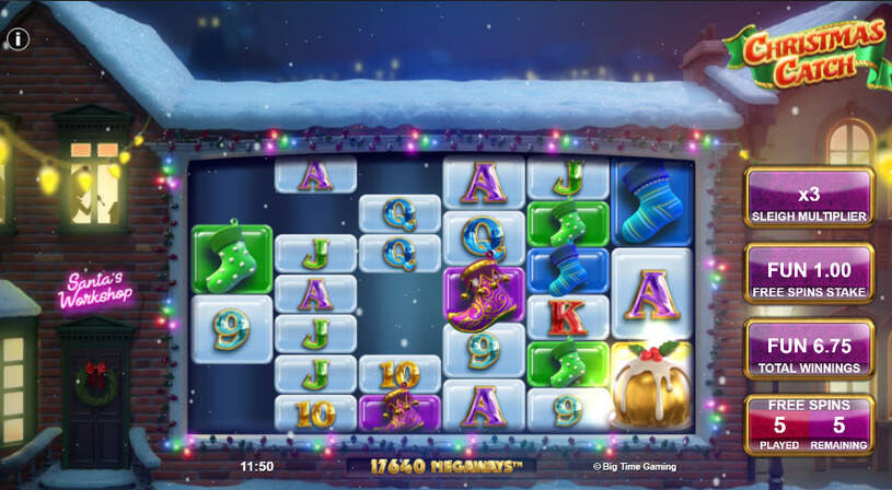 Christmas Catch Slot Free Spins