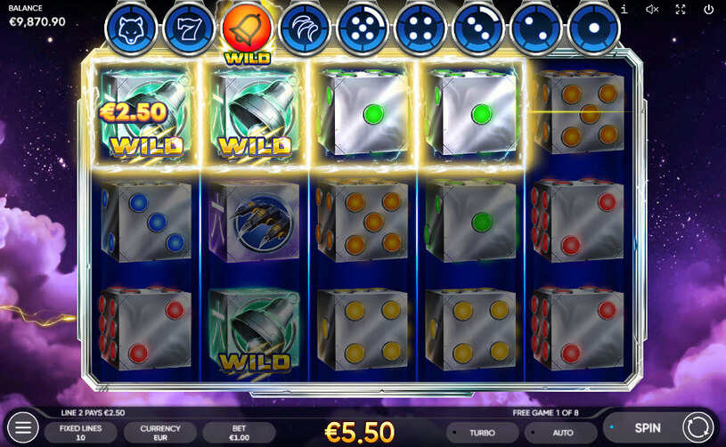 Cyber Wolf Dice Slot Free Spins