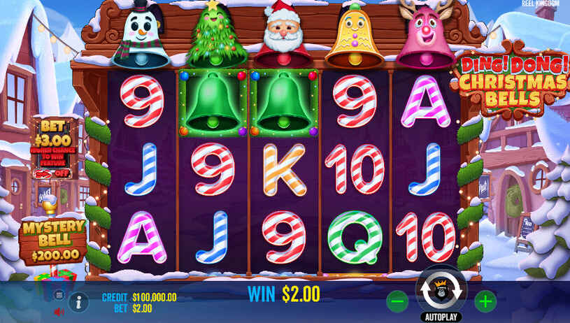 Ding Dong Christmas Bells Slot gameplay
