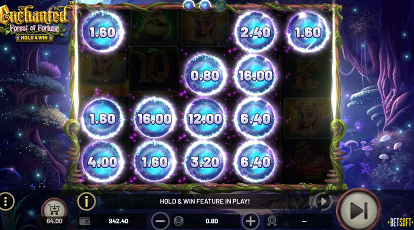 Enchanted Forest of Fortune Slot Bonus Game