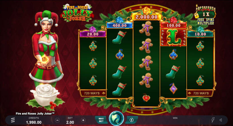 Fire and Roses Jolly Joker Slot gameplay