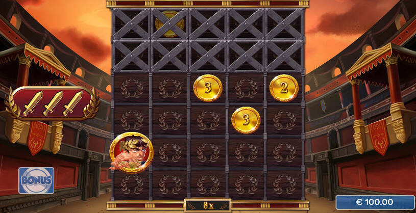 Gladiatoro Slot Bonus Game