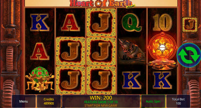 Heart of Earth Deluxe Slot Free Spins