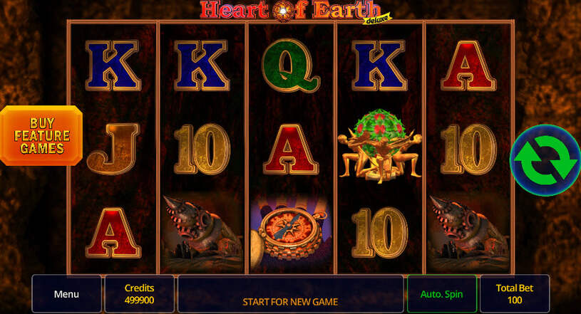 Heart of Earth Deluxe Slot gameplay
