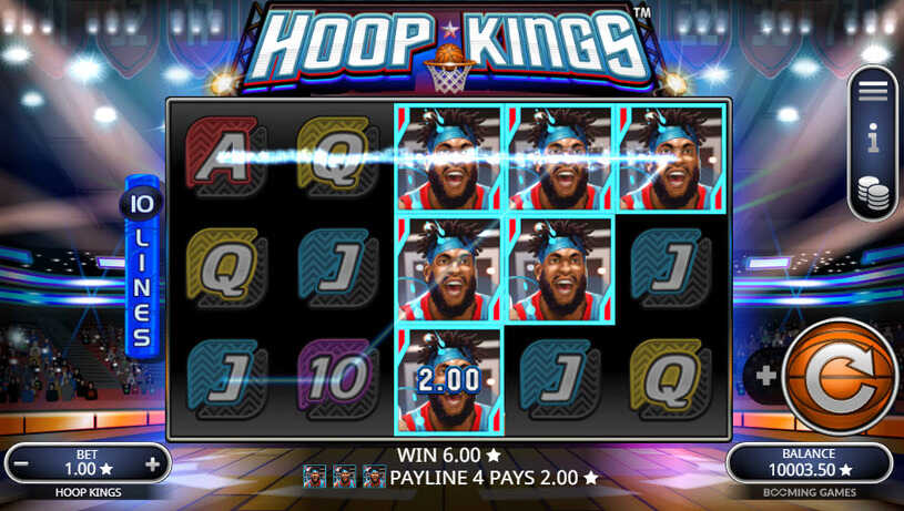Hoop Kings Slot gameplay