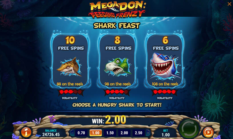 Mega Don Feeding Frenzy Slot Free Spins