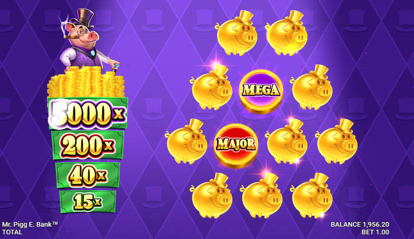Mr. Pigg E. Bank Slot Bonus Game